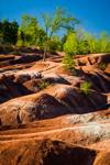 The view from Cheltenham Badlands near Calendon Ontario photographed at a time before fences on site. (circa 2015).