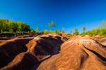 The view from Cheltenham Badlands near Calendon Ontario photographed at a time before fences on site. (circa 2015).