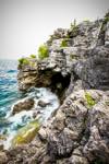 the Grotto located near Tobermory Ontario on the Bruce Peninsula